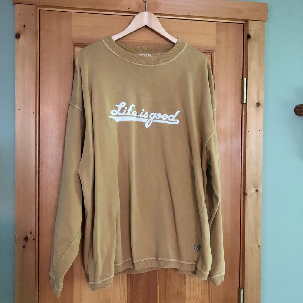 Life is Good Men’s sweatshirt, XL